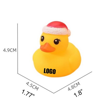 2" Christmas Rubber Ducks