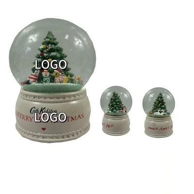 Christmas Tree Music Box Crystal Ball