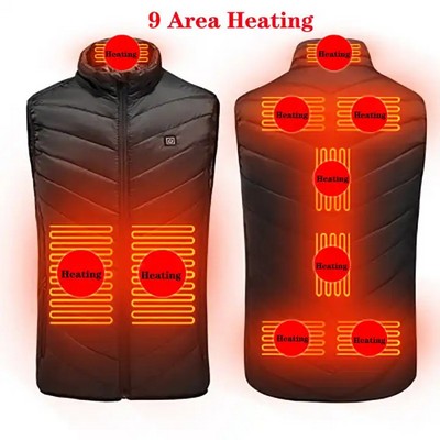 Heating 9 Areas Warming Heated Vest