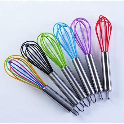 Stainless Steel and Silicone Whisks