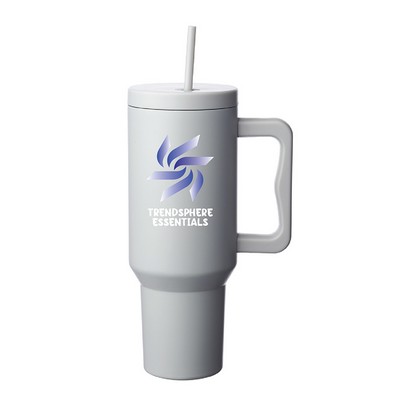 40 oz. Everest Hydration Tumbler with Handle and Straw Lid (Full Color Imprint)