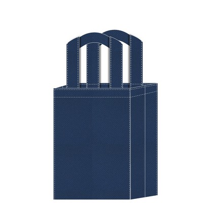 Four bottles wine bag 9"x13"x6" Full Gusset -100% Non-Woven Polypropylene -Self fabric Handles