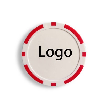 Poker Chip Golf Ball Marker