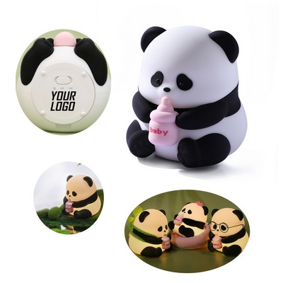 Panda Silicone Color Changing Soft Light Pat Night Light