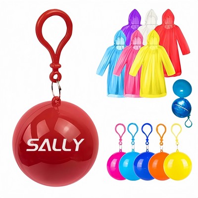 Disposable Keychain Raincoat