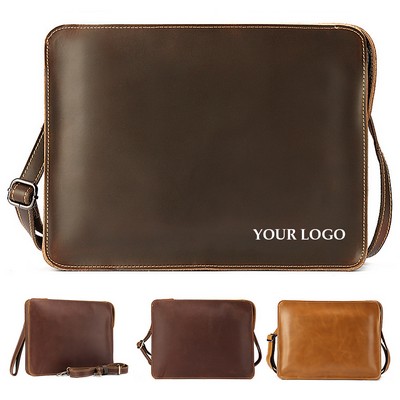 Genuine Leather Messenger Bag