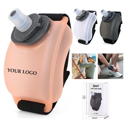 Silicone Gym Sport Portable Wrist Water Bottle