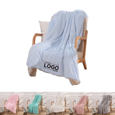 Plush Fleece Sherpa Baby Blanket