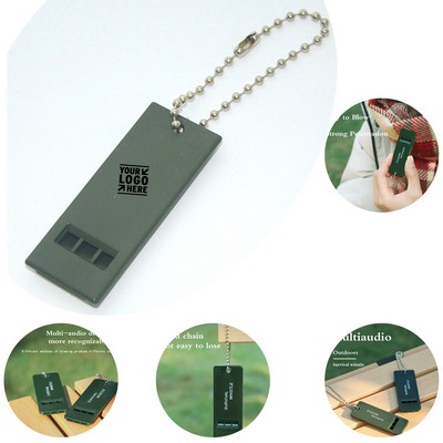 Tri-Band Outdoor Survival Whistle