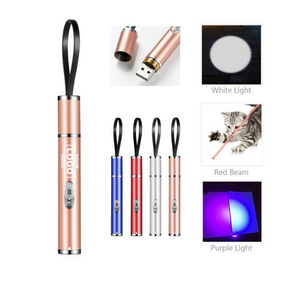 Rechargeable Dual LED Flashlight