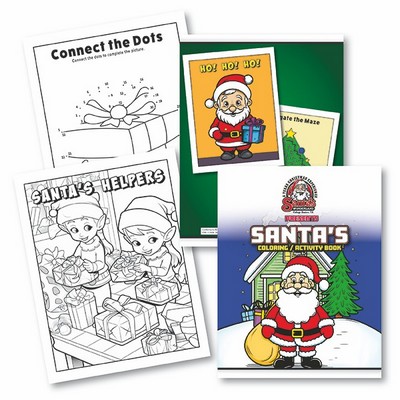 Santa Coloring & Activity Book