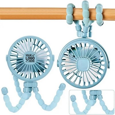 Mini Octopus Fan- Handheld and Flexible for Easy Cooling