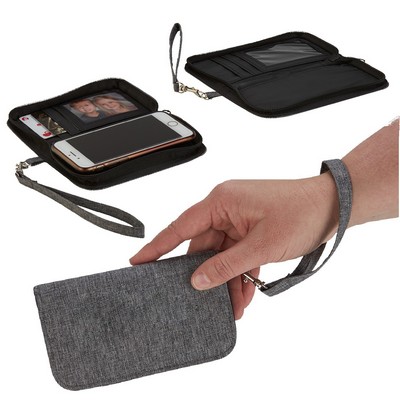 Heathered Travel-Friendly Wallet