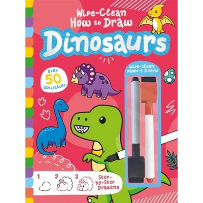 Wipe-Clean How to Draw Dinosaurs