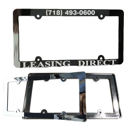 Silver Plated ABS License Plates Frame