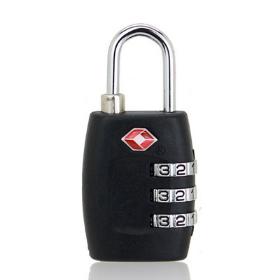 TSA Plastic Luggage Lock with Logo