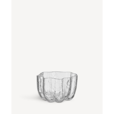 Clear Crackle Votive/Bowl