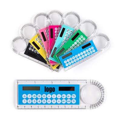 4-in-1 Solar Calculator Ruler