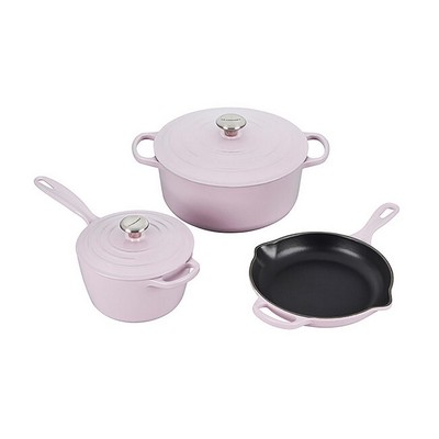 Le Creuset 5Pc Signature Cast Iron Cookware Set Shallot