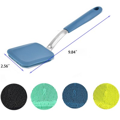 Silicone Dish Scrubber with Handle