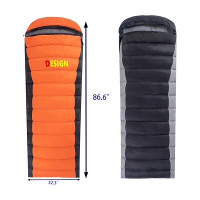 Down Sleeping Bag Cold Weather Sleeping Bag Ultralight Sleeping Bag with Compression Sack