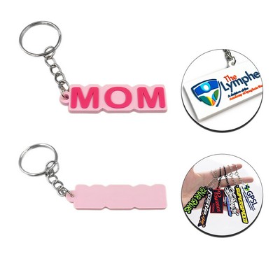 Custom 1.5'' Soft PVC Keychain