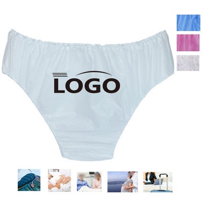 Women's Disposable Nonwoven Underwear Ladies Briefs Paper Printing Panties