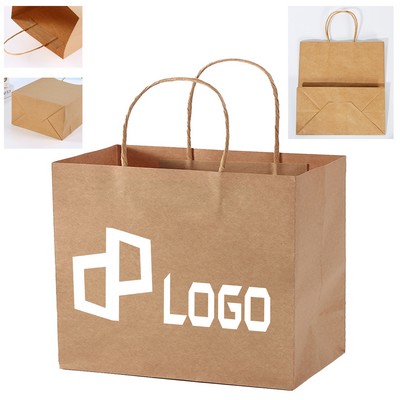 9.45X5.51X7.87Inch Kraft Paper Bag