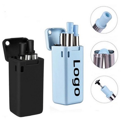 New Foldable Reusable Retractable Straw