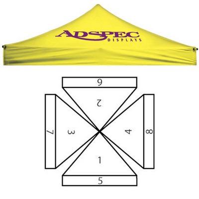 10 X 10' Replacement Canopy - Printed