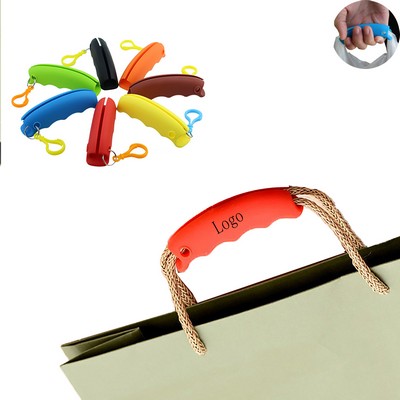 Silicone Shopping Bag Handle with Keyring