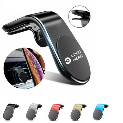 Universal Vent Magnetic L-Shaped Car Phone Holder