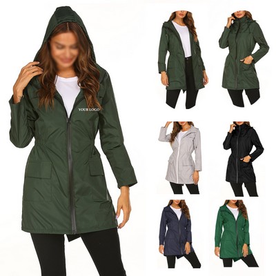 Women Waterproof Rain Jacket