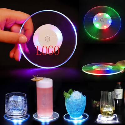 LED acrylic light coaster