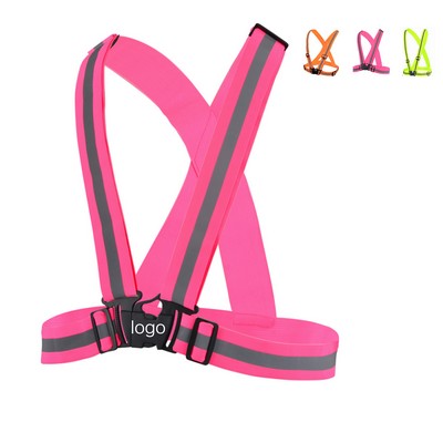 Reflective Tape Safety Cross Belt