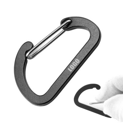 Durable #5 Flat Carabiner Lightweight Aluminum Alloy Clip