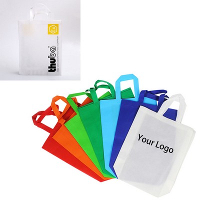 9.8" x 13.8" x 3.9" Non-Woven Shopping Tote Bags