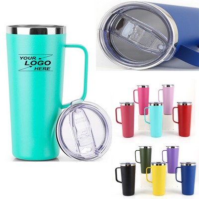 24 oz Insulated Travel Coffee Mug with Lid