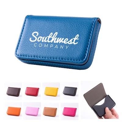 Pu Leather Business Name Card Holder