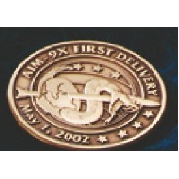 Custom Brass Medal or Coin (1-1/4"x0.102")