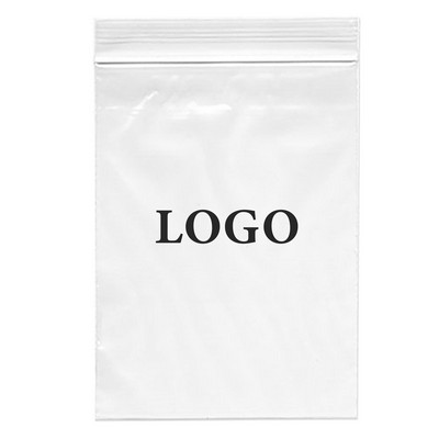 Zip Lock Printed Bags 2 Mil. (Ink Imprinted) 13"x18"