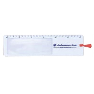 Plastic Bookmarker Magnifier w/Ribbon (5.5"x1.437")