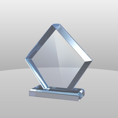 Blue Diamond Shape Award (6"x5 1/2"x2")