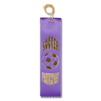 2"x8" Participant Stock Participant Carded Event Ribbon