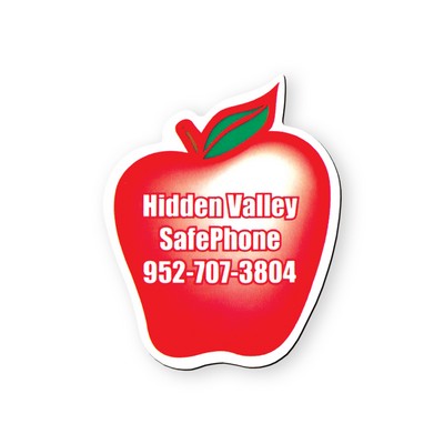 Apple Shape Vinyl Magnet - 20mil