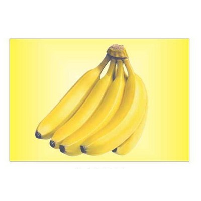 Bananas Rectangle Metal Photo Magnet (2"x3")