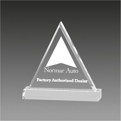 8" Corporate Beveled Triangle Award