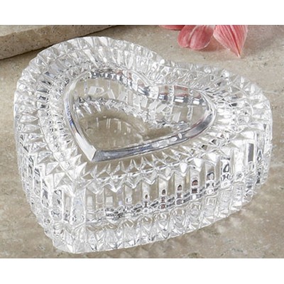 Crystal Heart Trinket Box