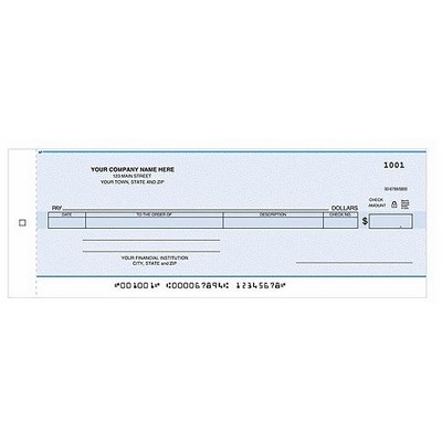 One-Write® General Disbursement Check (2 Part)