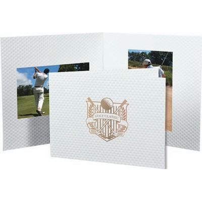 Golf Ball Texture Folder with Double Horizontal Opening